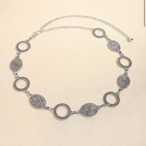 Elegant Silver belt A1369